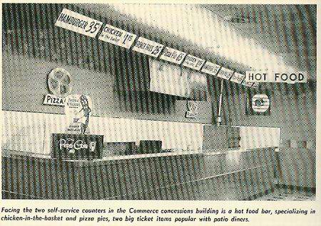 Commerce Drive-In Theatre - Commerce Snackbar 1957 (newer photo)